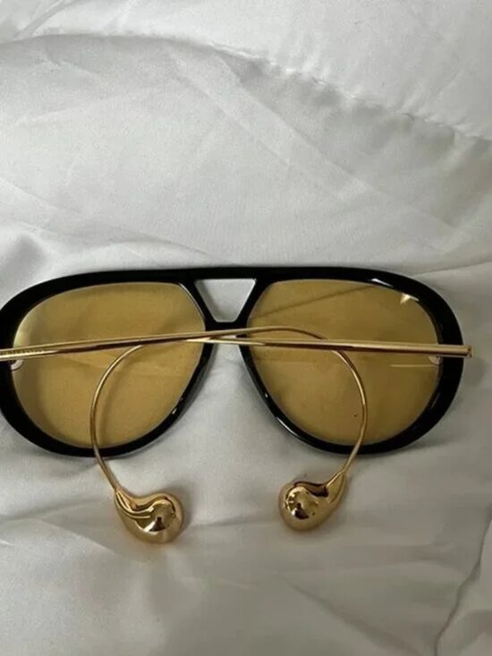 Bottega Veneta Black Sunglasses